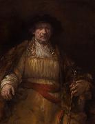 REMBRANDT Harmenszoon van Rijn Self-portrait (mk08) France oil painting artist